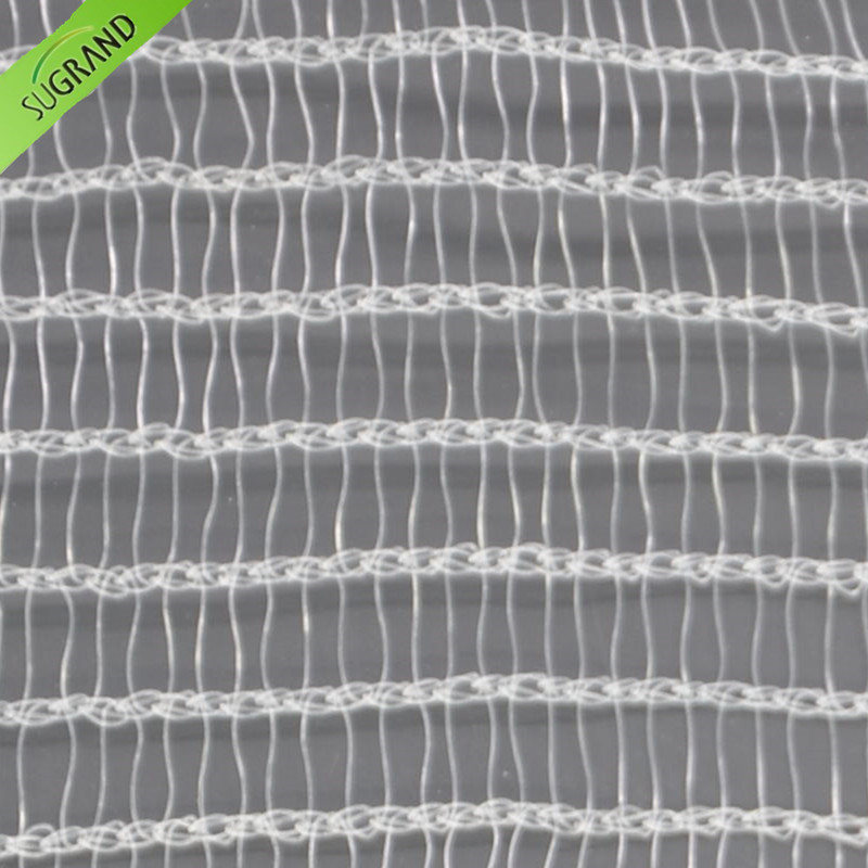 Filet anti-grêle transparent tricoté en HDPE