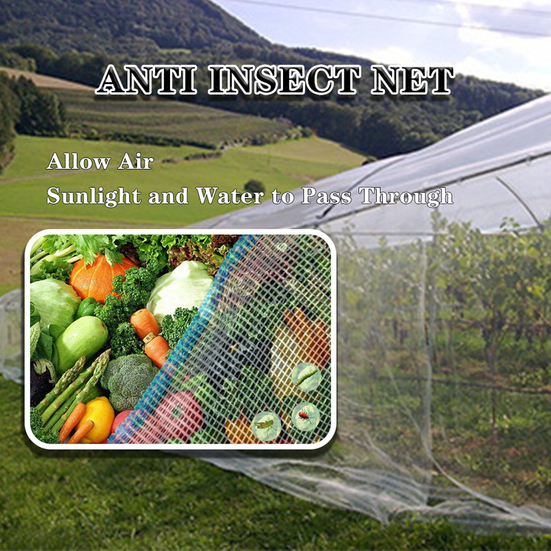 Légumes en plastique de jardin de filets de maille d'insecte de protection de serre d'agriculture