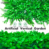 Mur d'herbe verte en plastique synthétique protégé contre les UV pour jardin extérieur