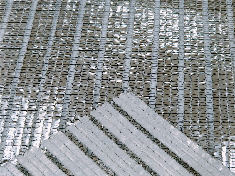 HDPE ombrageant le filet argenté d'ombre de papier d'aluminium pour la plantation de fleur