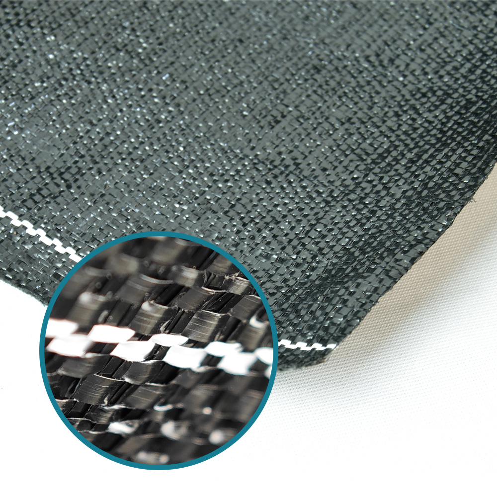 Couvre-sol en plastique tricoté en chaîne de haute qualité pour pépinière