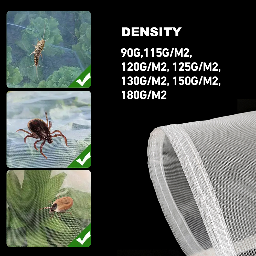 Vente chaude d'usine 16x16 mesh Filet anti-insectes pour plants de tomates