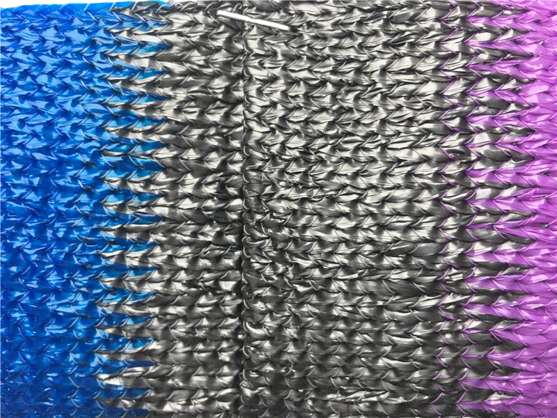 Filet d'ombrage agricole imperméable tricoté coloré
