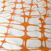 Filet de clôture orange 1X50m Clôture en treillis plastique