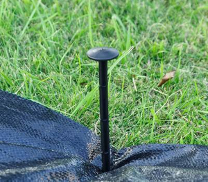 Ancre noire de tapis de mauvaise herbe de pp 12CM pour le jardin ou les usines