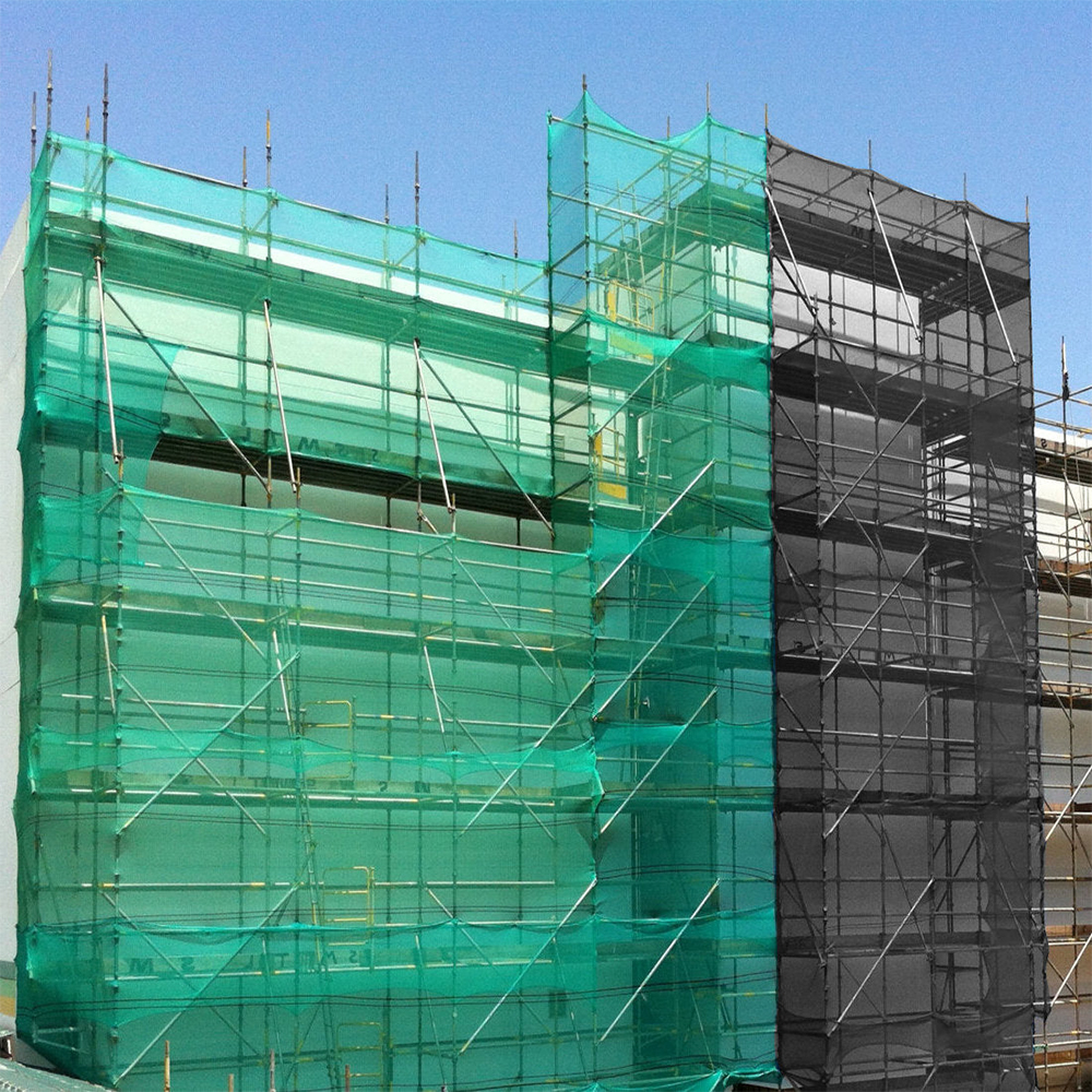 HDPE Construction Échafaudage Clôture de sécurité du bâtiment