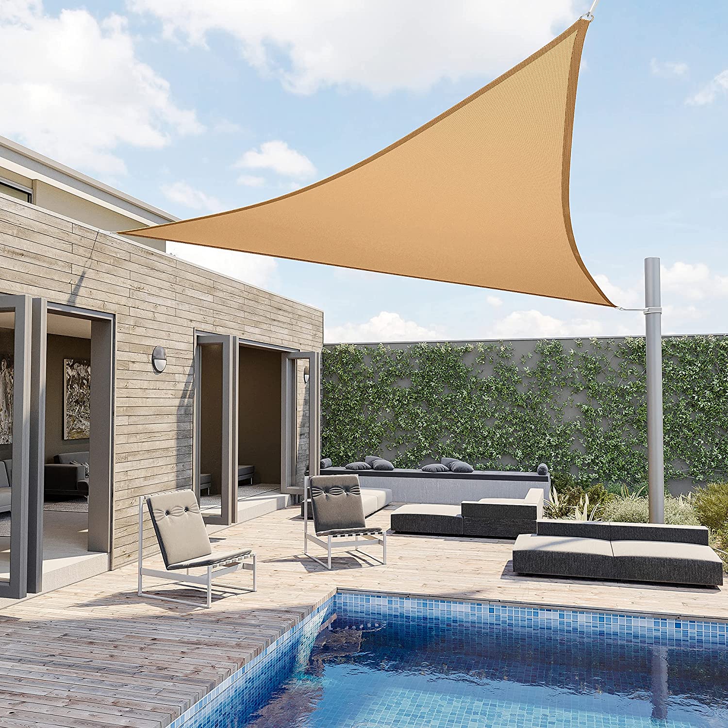 voile d'ombrage pour piscine