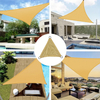 Polyester Yellow Sun Shade Sail avec anneau D pour les patios arrière