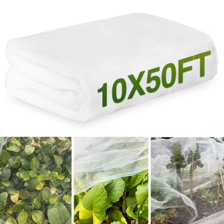 Anti-insecte Netting HDPE 40 50 Mesh Transparent blanc
