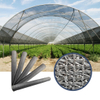 Filet d'ombrage gris 90 g/m² pour jardin de vente directe d'usine