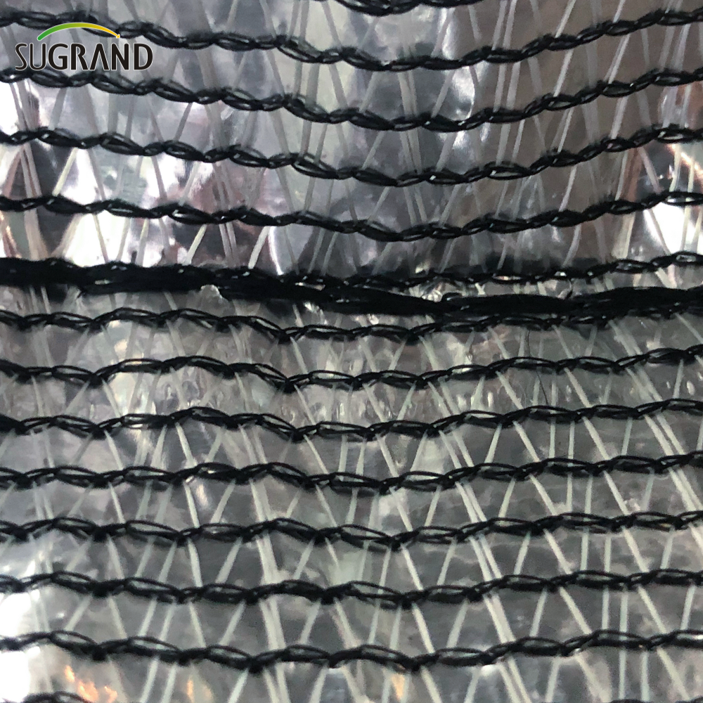 5% UV Black Out Tissu Aluminium Shade Net pour le marché thaïlandais 