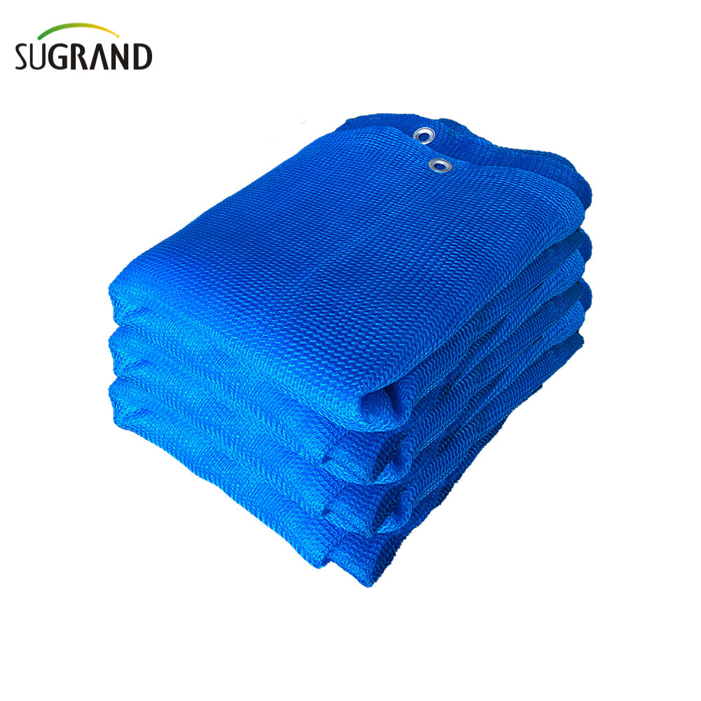 Filet d'échafaudage bleu de sécurité de protection en plastique 50GSM 