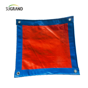 L'orange et le bleu UV protègent les fabricants industriels de couverture d'agriculture de bâche en plastique de PE