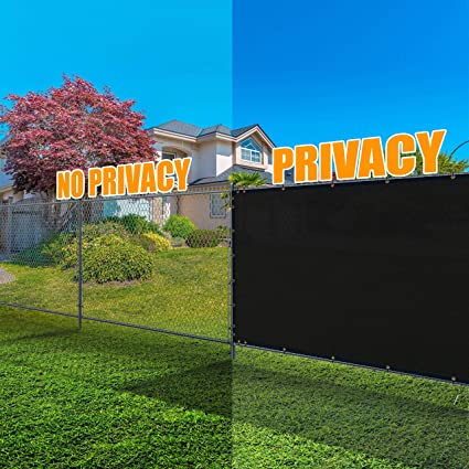 Filet de clôture noir pour écran de confidentialité pare-brise anti-UV