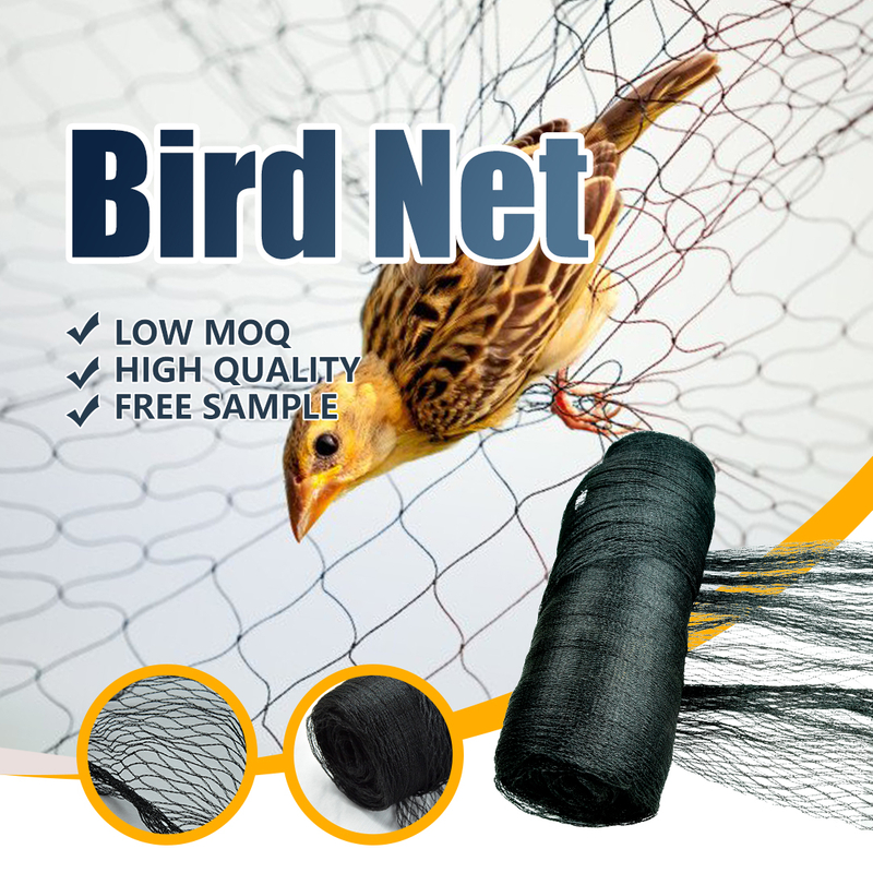 Filet de protection contre les oiseaux agricoles 100% HDPE 