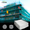 Filet blanc de débris d'échafaudage de protection de bâtiment de HDPE et d'UV