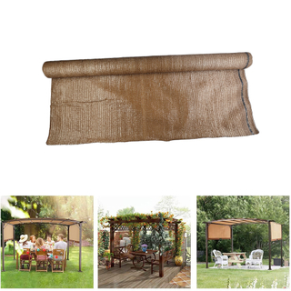 Protection UV agricole 110gsm Net d'ombrage brun pour jardin