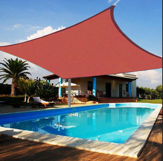 Red Sun Shade Car Cover Shelter