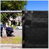 Filet de clôture noir pour écran de confidentialité pare-brise anti-UV